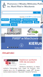 Mobile Screenshot of biblioteka.miechow.pl